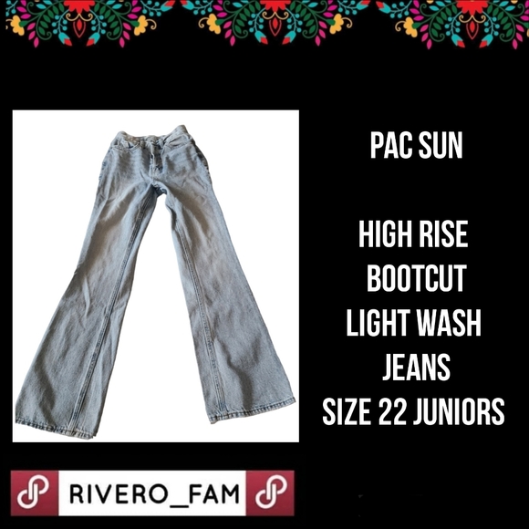 PAC SUN | HIGH RISE BOOTCUT JEANS | SIZE 22 - Picture 1 of 14